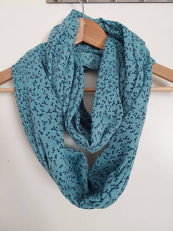 Foulard & Sciarpe: Esprit Schlauchschal blau gemustert – Usato da Gossau SG venduto da sus_bkb7