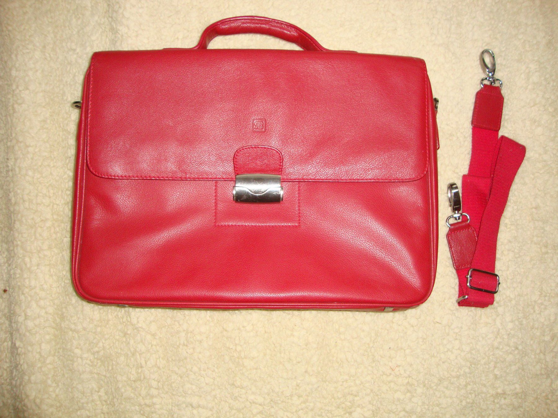 Koffer & Taschen: rote Aktentasche Roberto Balestra NEU – Neu (gemäss Beschreibung) aus Laufen von ereli