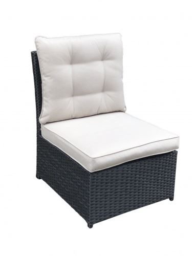Gartensitzgruppen & Garnituren: Garten Lounge La Palma schwarz (Sitzecke – Neu und originalverpackt aus Herbertingen von jet-line-e-trade 7