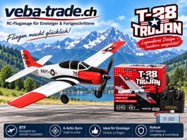 T-28 Trojan, Spw 400mm, RTF Komplett Set mit Gyro
