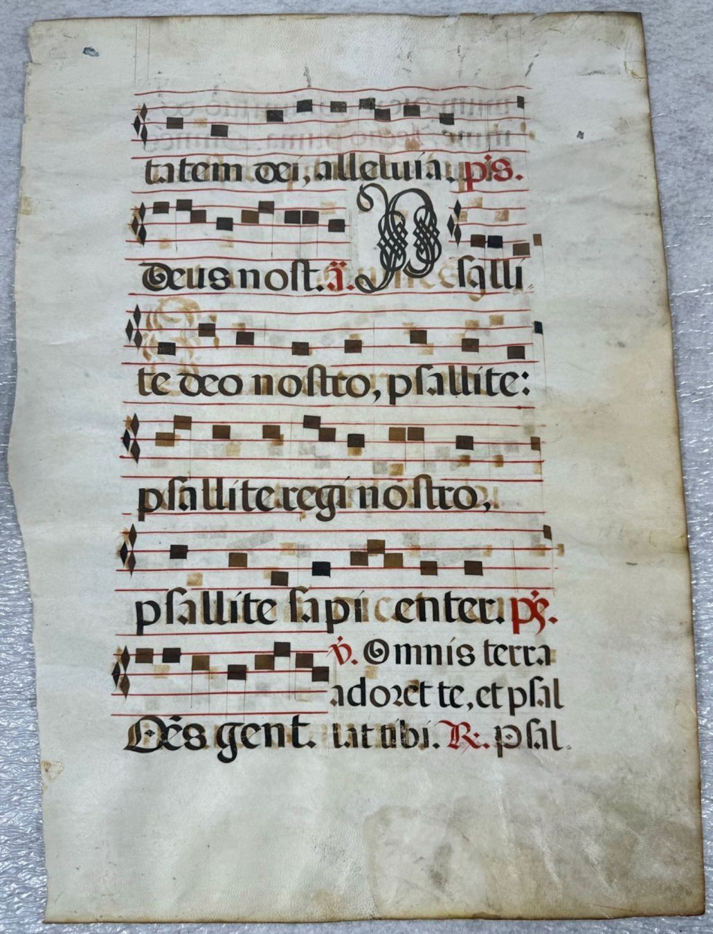 Dokumente: Antikes (Doppelseitiges) Pergament-Manuskript 15 Jahrhundert – Gebraucht aus Basel von Upps_23 1