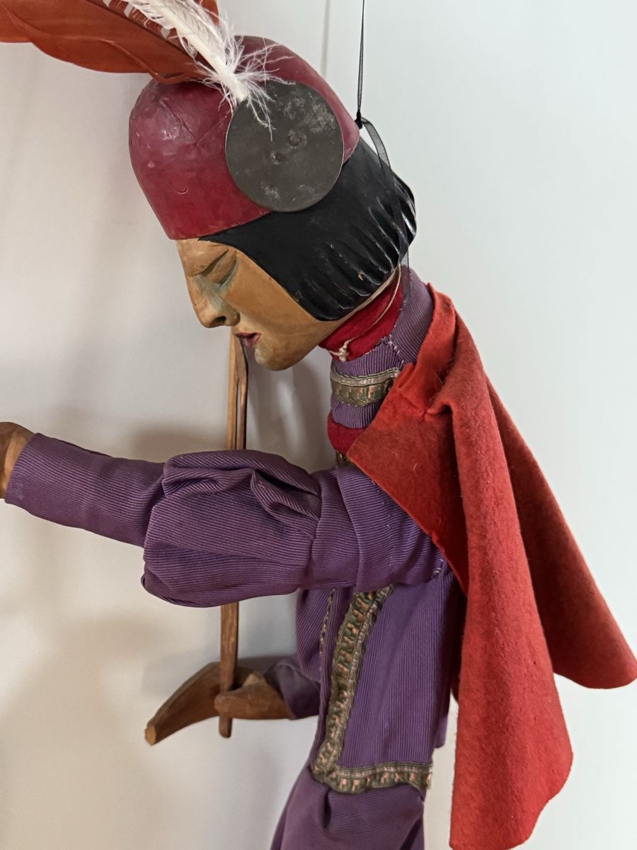 Bambole: Alte einmalige Marionette, Holz, ca. 65 cm – Usato da Lotzwil venduto da Tgdromad 7