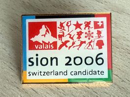 Pin Sion 2006 Switzerland Candidate