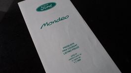 Ford Mondeo Preisliste 1.1.1995