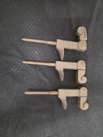 Beschläge Türband Bänder Set 3 Stk. Eisen Gusseisen Vintage