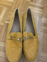 Gelbe Wildleder Schuhe, Grösse 41, ideal für den Herbst!