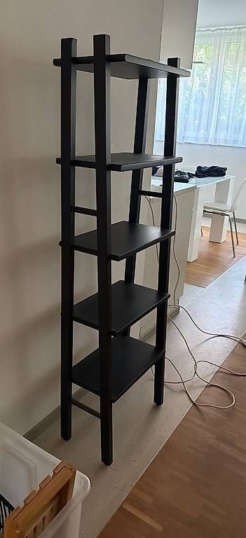 Scaffali: IKEA Regal schwarz, 5 Ablagen – Usato da Zürich venduto da jes_ppg2 1