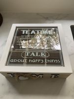 KITCHEN: Tea wood box dispenser/ tea organiser