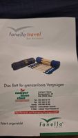 Fanello Travel Stützelement Reisebett mit Matratze blau