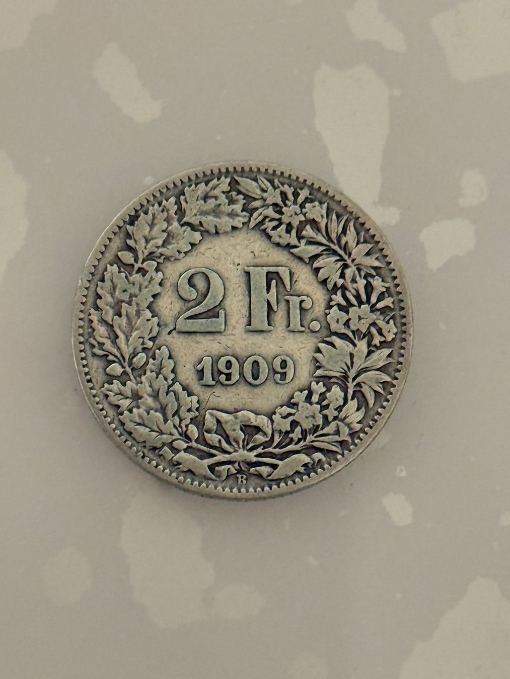 Tutti le monete: 2 Franken 1909  Rar – Usato da Wallisellen venduto da SWISS_SILVER1