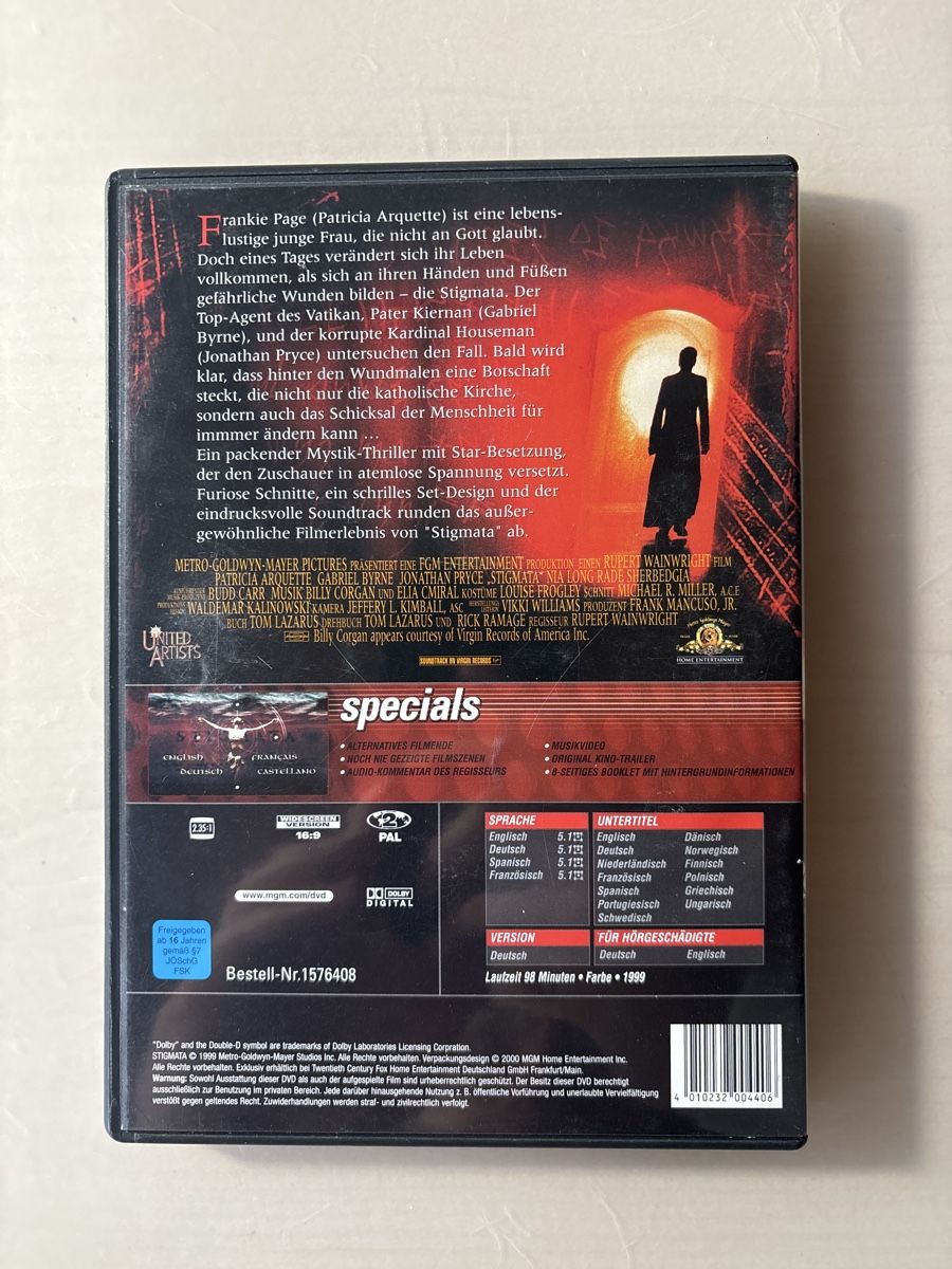 Tous les DVDs: Stigmata – D'occasion à Ruswil par Slivio_ 1