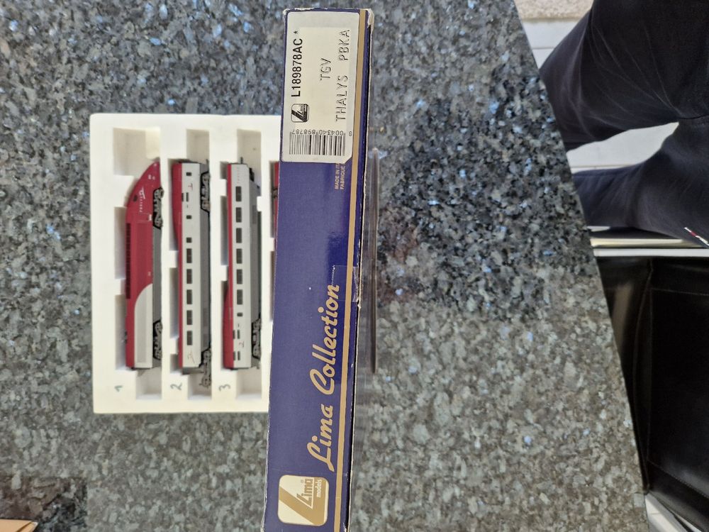 Coffret Lima TGV Thalys PBKA DB L159878 – 4 éléments – Édition Numérique NEUF Et RARE