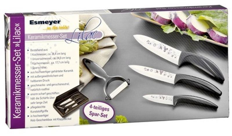 Coltelli: Keramikmesser Set mit Sparschäler – Nuovo e nell'imballaggio originale da Wettingen venduto da kochshop