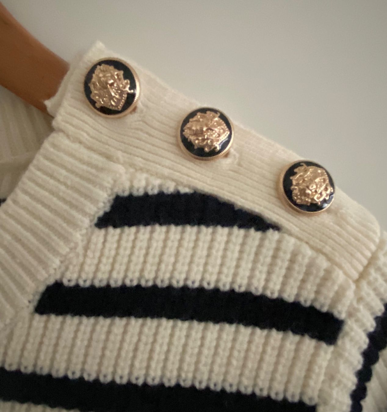 Maison 123 Maglioni & Felpe: MAISON 123 Pull marinière écru t.L - NEUF – Nuovo (secondo la descrizione) da Genève venduto da kik_8jd6 2