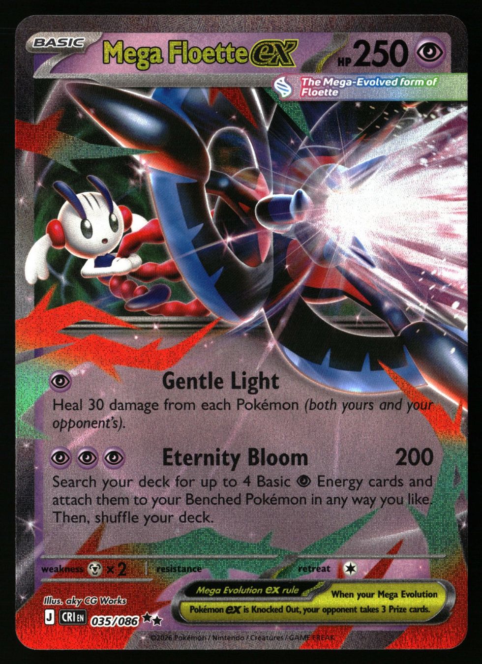 Pokémon Carte collezionabili: Mega Floette Ex #35 Pokemon Chaos Rising – Usato da Feuerthalen venduto da Plazatoys