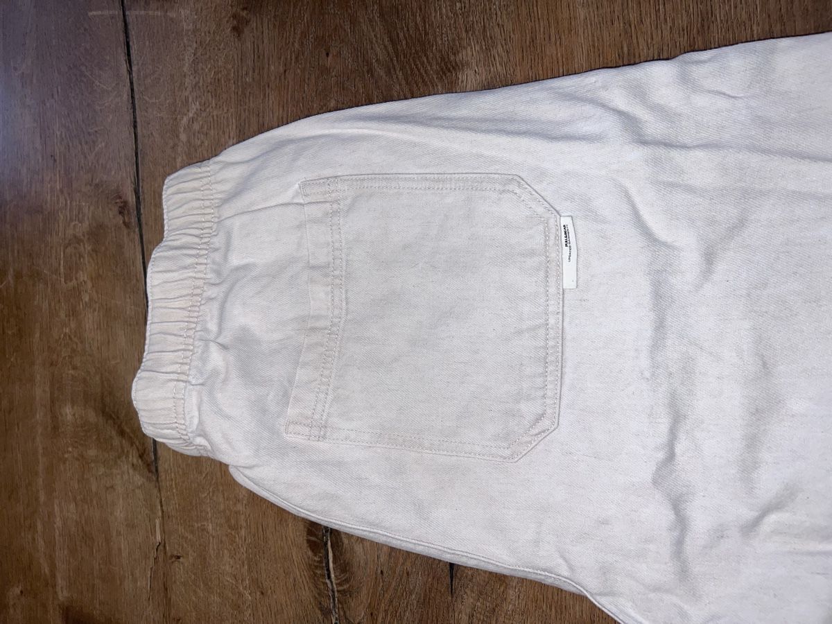 Pull&Bear Pantaloni: Pull&Bear Herren Hose, Gr. L, Weiss – Usato da Horw venduto da ratta1996 2