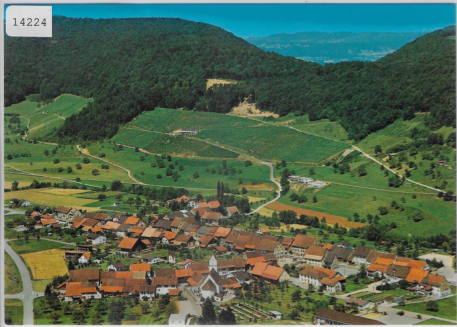 Cartoline postali: Flugaufnahme Hornussen AG – Antico da Ettingen venduto da Kartenplanet