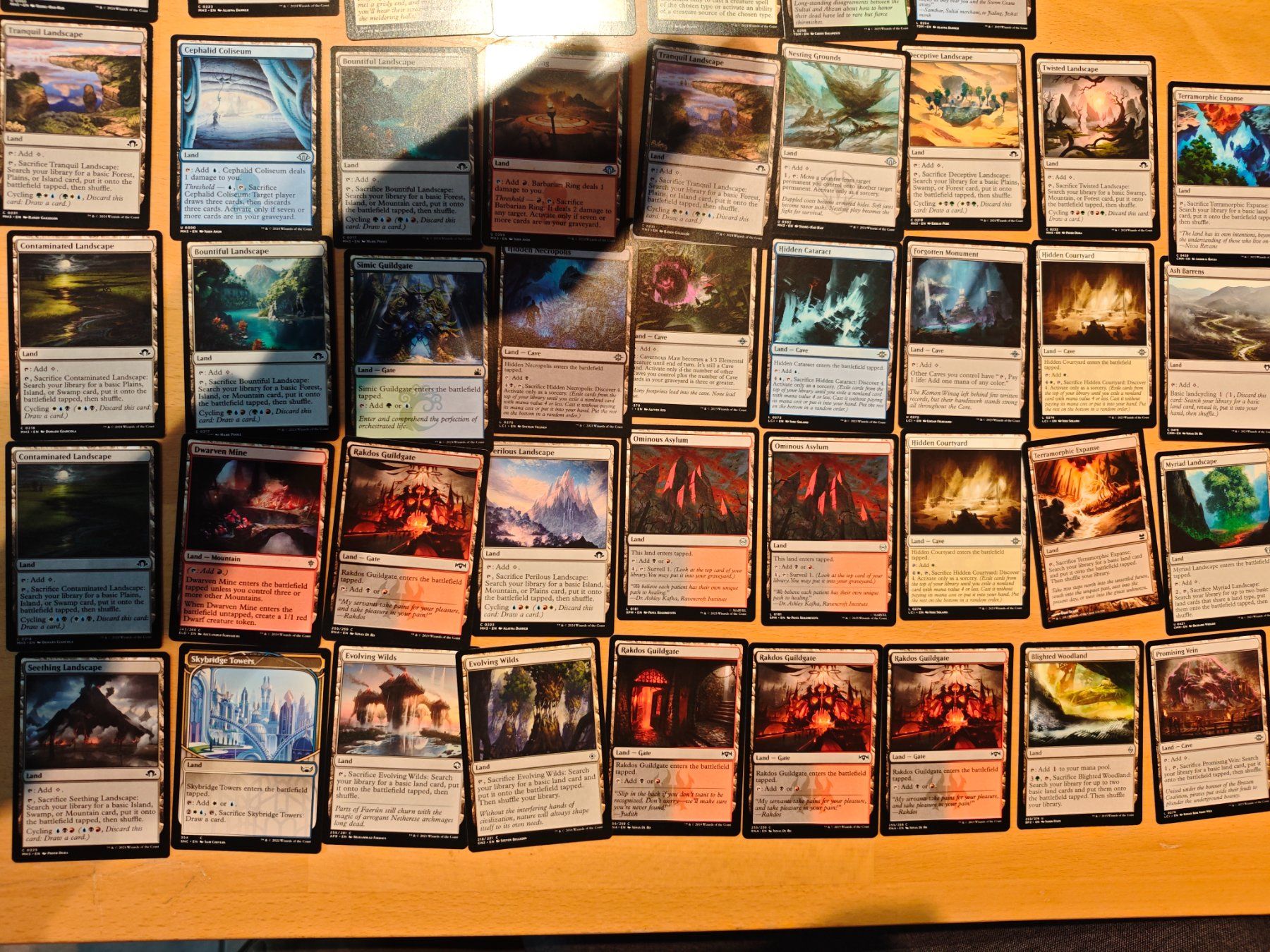 Magic The Gathering Carte collezionabili: Magic The Gathering Nonbasic Lands Konvolut gebraucht – Usato da Wolfwil venduto da Rarak 2
