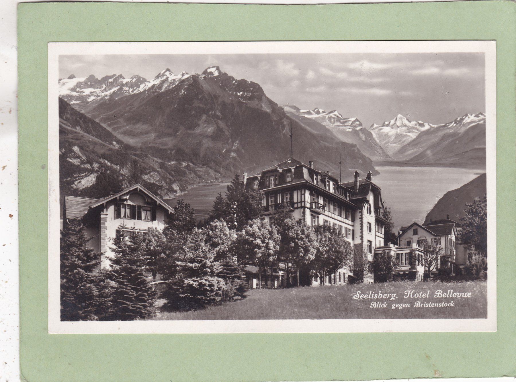 Cartoline postali: Seelisberg Hotel Bellevue 1936 – Usato da Herisau venduto da Lisegrat2008