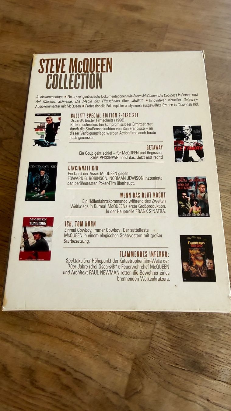 Tous les DVDs: Steve McQueen Collection 5 DVD Set – D'occasion à Lugano par bad_2t9b 1