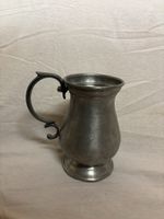 Belle chope d'étain ancienne, pièce de collection rare!