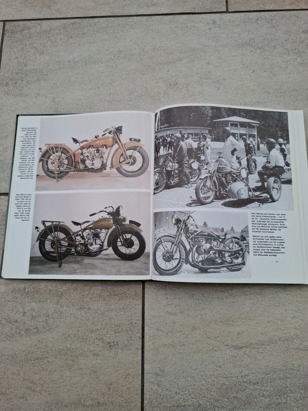 Libri: Harley Davidson, Buch Wolfgang Wiesner, Geschichte, Bilder – Usato da Eschlikon venduto da Timotwo 8