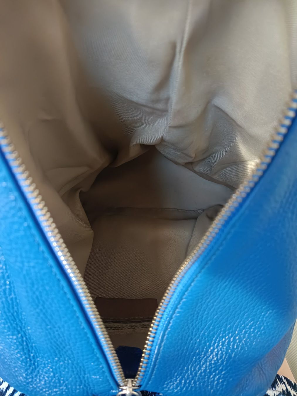 Zaini: Blauer Lederrucksack - Top Zustand! – Usato da Adliswil venduto da Vimovi 5