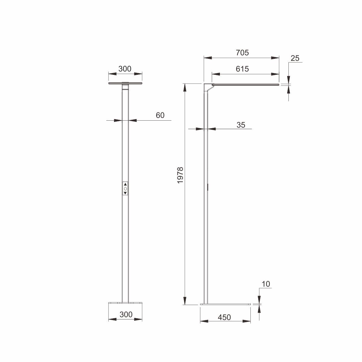 Lampade: LED Büro Stehleuchte, Weiss, CCT,  – Nuovo (secondo la descrizione) da Kreuzlingen venduto da Smart-Light 6