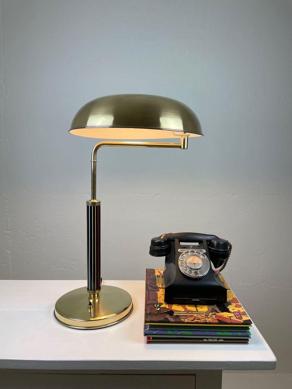 Amba Lampade: Vintage lamp renewed Alfred Müller AMBA BASEL – Usato da Genthod venduto da lightyear63 1