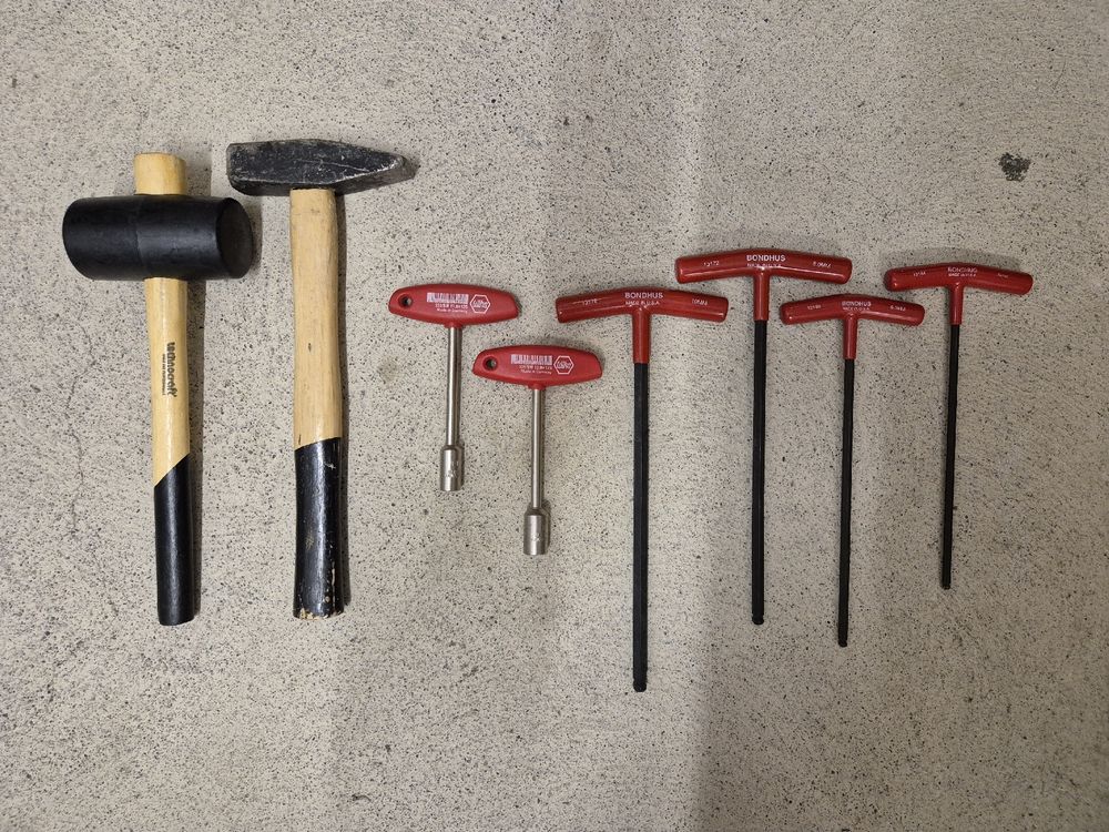 Hammer Set & Inbus Set, 8-teilig - Werkzeug-Set (Neu (gemäss ...