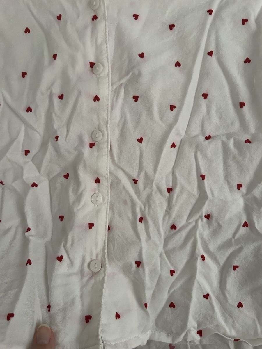 Negligees & Pigiami: Sommer Pyjama Set mit Herzprint, Grösse M – Usato da Uzwil venduto da gab_2kx8 4