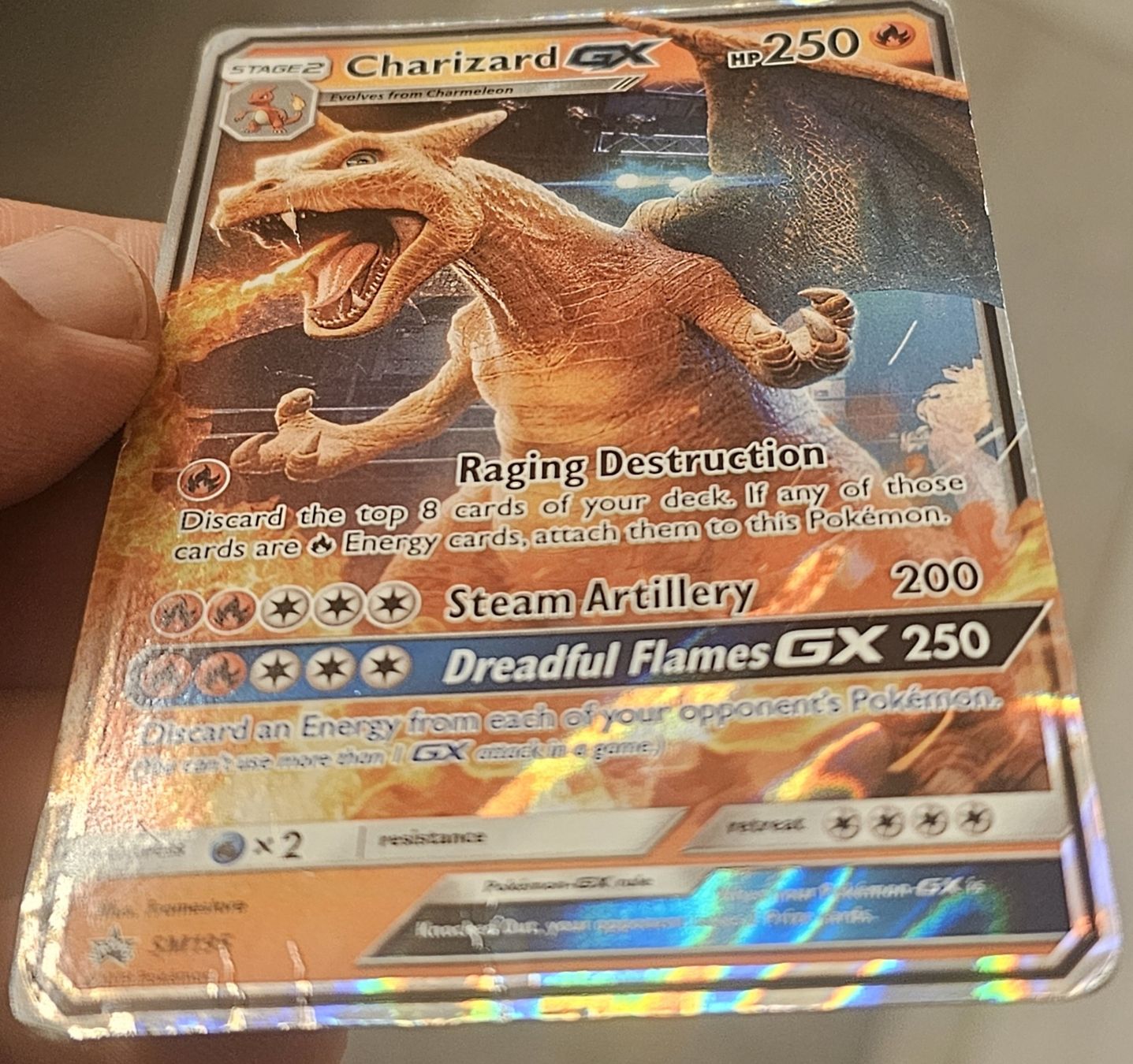 Pokémon Sammelbilder & Trading cards: Pokemon Charizard GX SM195 Promo HP/DMG Original – Gebraucht aus Toffen von WallyCard123 4