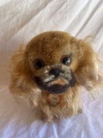 Steiff Stofftier Hund Peky beige guter Zustand