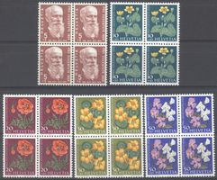 PJ 1959 178-182 Viererblöcke postfrisch **