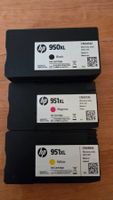 Neue HP Druckerpatr. 950XL (black), 951 XL (yellow, magenta)