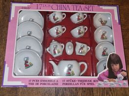 Service à thé porcelaine enfant 17 pcs vintage