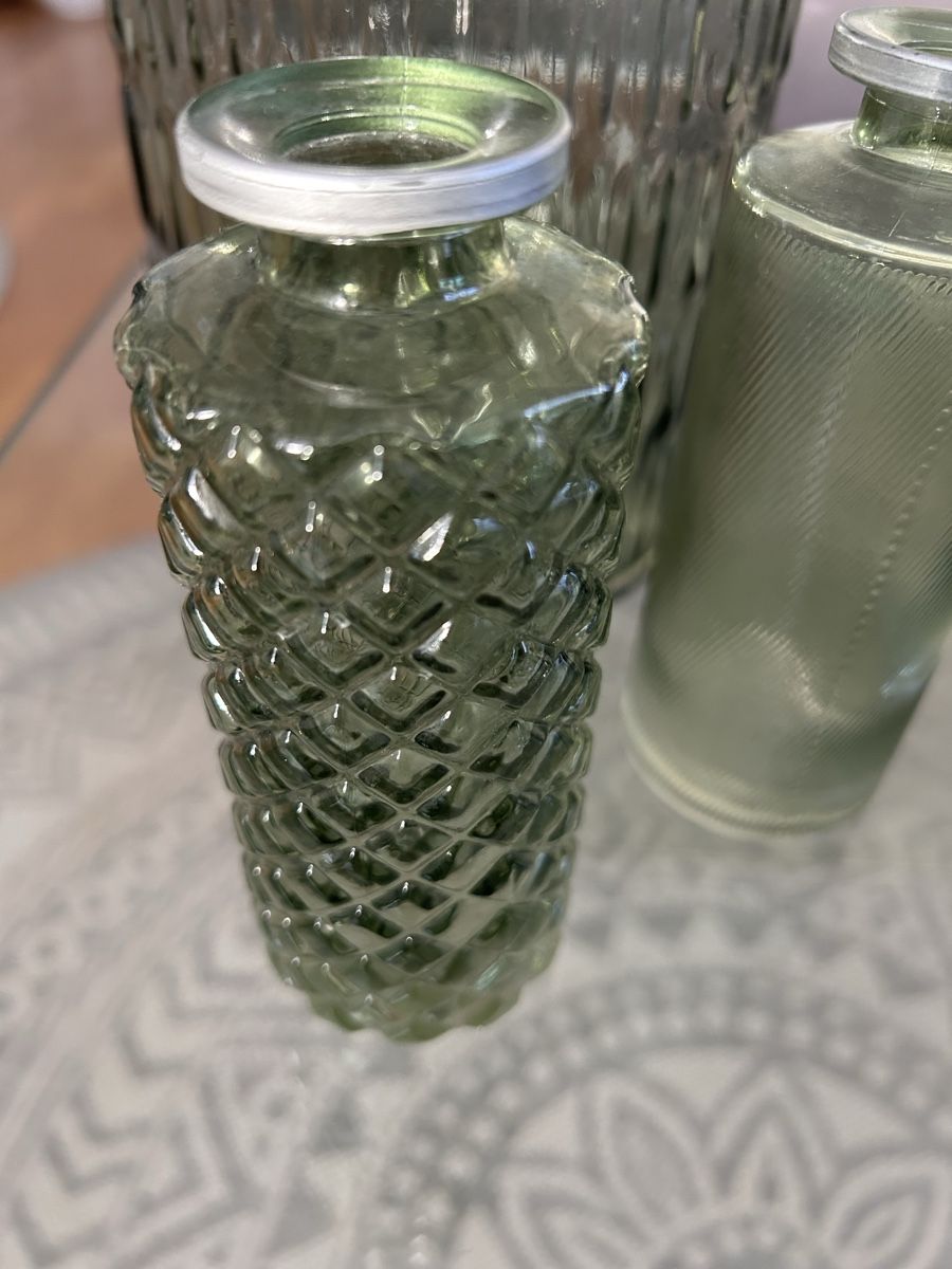 Vasi & Recipienti: 3er Set Vasen, Vintage Glasdesign – Usato da Gunten venduto da starfish3 4