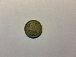25 Öre Sverige Schweden 1907