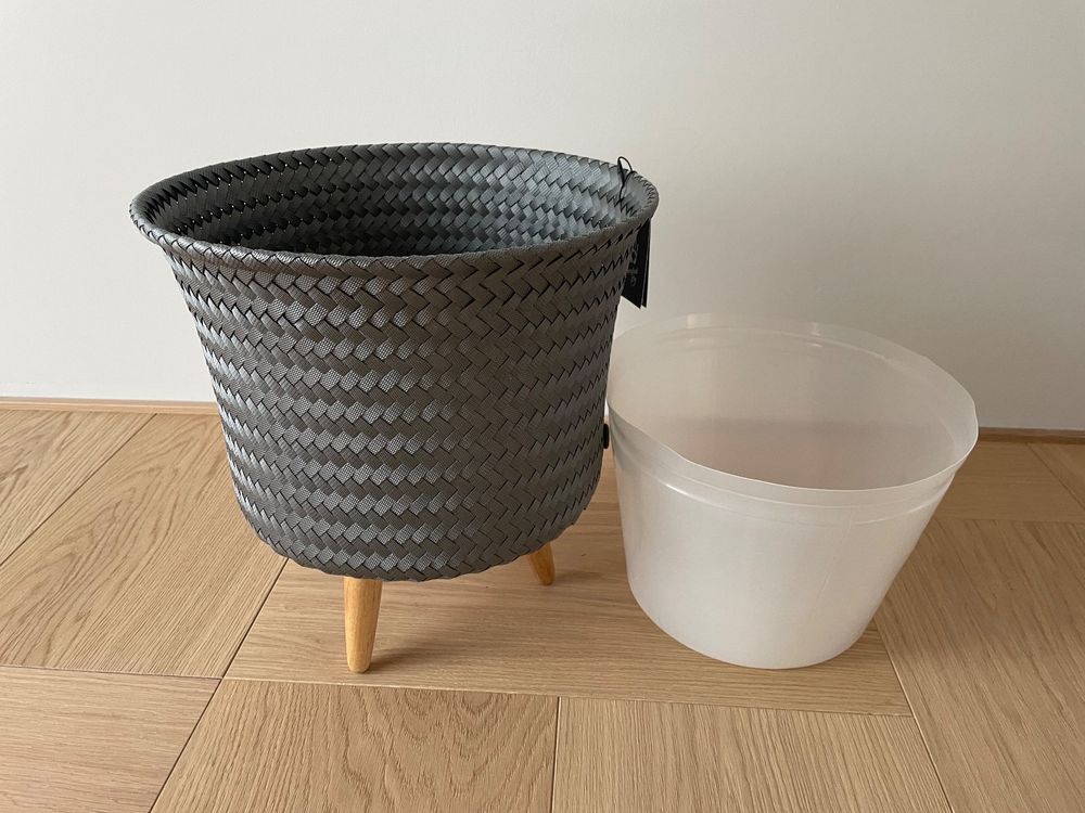 BAMA Pflanzkasten Mit Spalier – 80x42x150 Cm, In Schmiedeeisen-Optik, Mit Innentopf