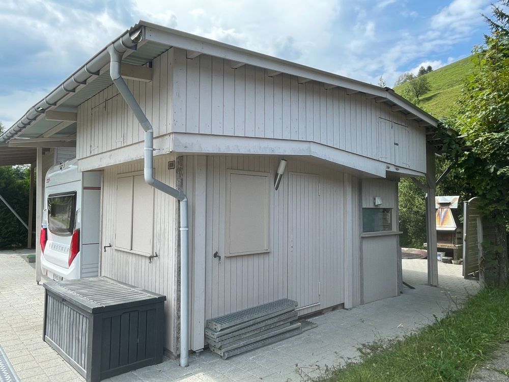 Zu verschenken Gartenhaus / Carport / Unterstand Kaufen auf Ricardo