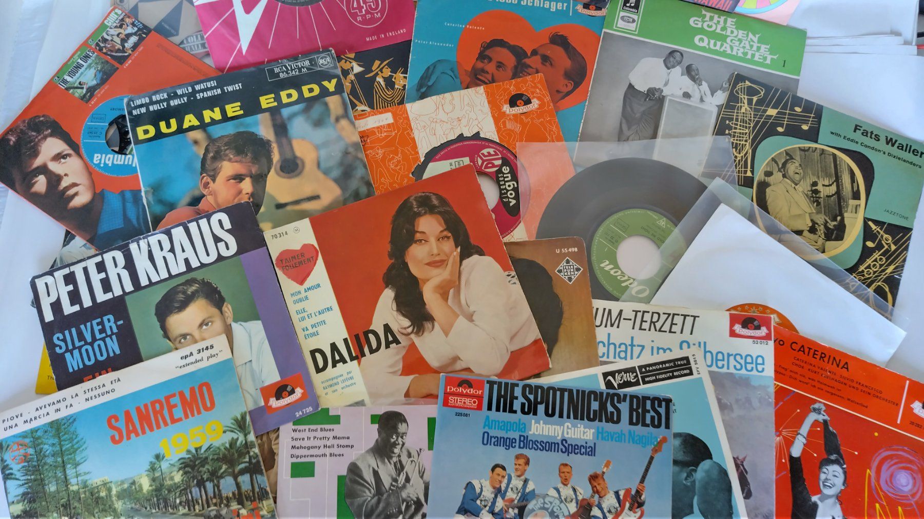 Dischi in vinile: Singles Sammlung, 28 Stück, bunt gemischt ab 1.- – Usato da Bellach venduto da JingleJerry 1