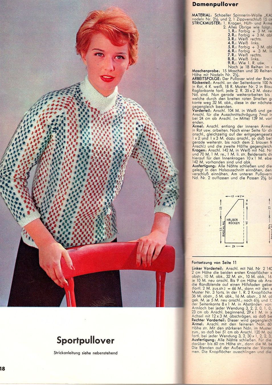 Riviste & Magazine: Schöller Spinnerin Wollen Strickheft 1950er – Usato da Mörschwil venduto da lindaswunderkiste 5
