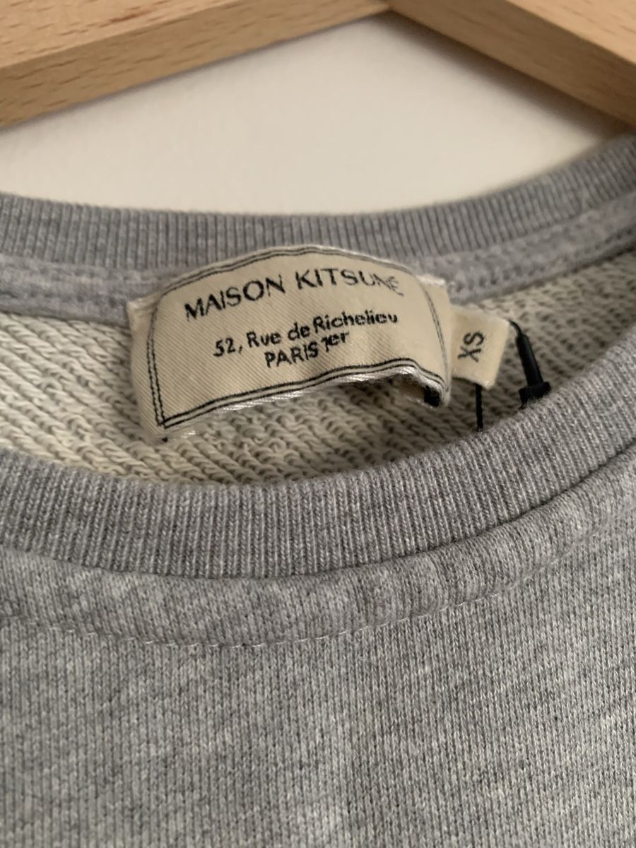 Pullover & Sweatshirts: Pull Sweat en coton gris maison kitsune  – Neu und originalverpackt aus Genève von rez_c6c6 2