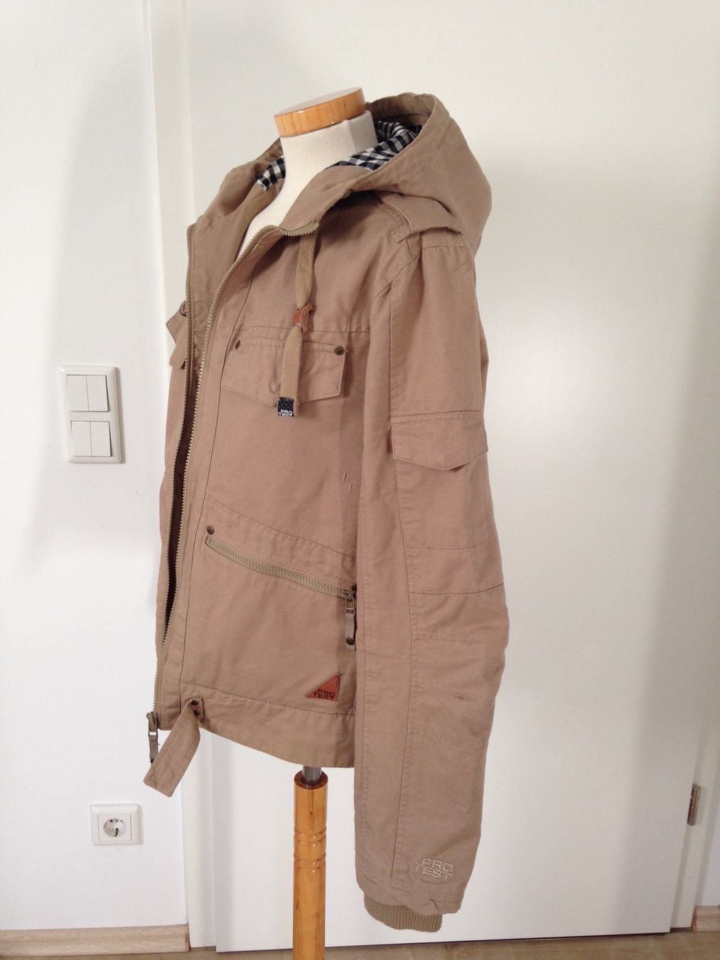 Jacken: PROTEST Kapuzen-Jacke - beige - Gr. M - Baumwolle TOP – Neu (gemäss Beschreibung) aus Schongau von Designart 4