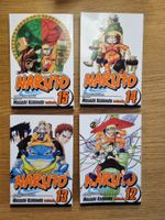 Naruto Manga Vol. 12-15 (EN, VIZ Media) - 4 Bände
