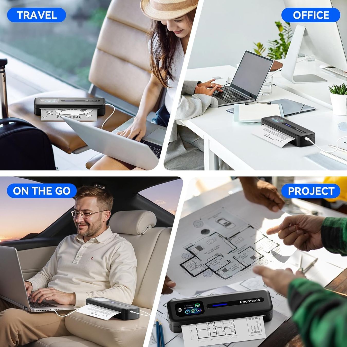 Stampanti: Mobiler A4 Thermodrucker 300DPI Bluetooth – Nuovo e nell'imballaggio originale da Suhr venduto da SchnapperCH 6