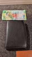 Portemonnaie Leder in schwarz
