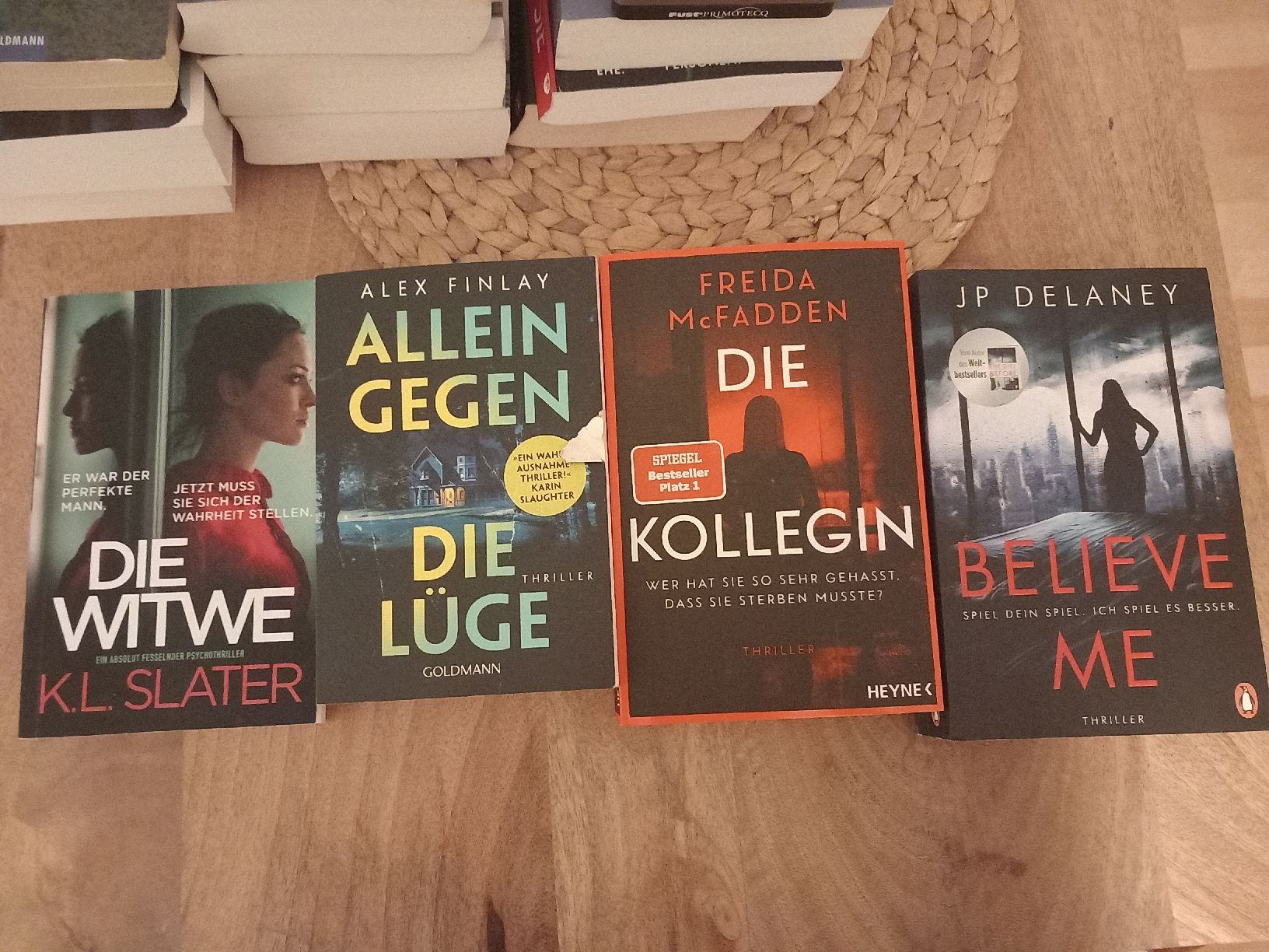 Livres: Bücherpaket 4x Psychothriller – D'occasion à Wanzwil par lonelybeachhouse