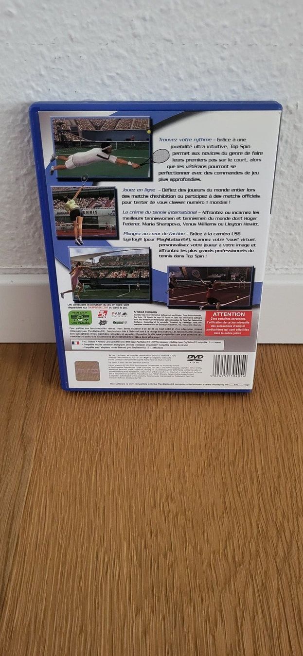 Sony Giochi: PS2 – Top Spin – Usato da Münsingen venduto da Heroism2010 1