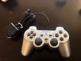 Original PlayStation 2 Controller Silbern